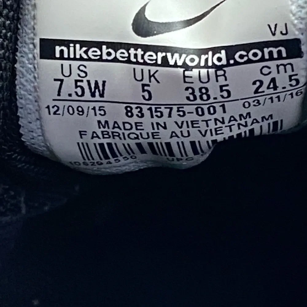 Nike Flex TR 6 Athletic Training Shoes Womens 7.5W Black White